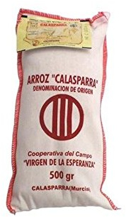 Brindisa Riz Calasparra Paella, Le Coton Sac 500G - Paquet de 2