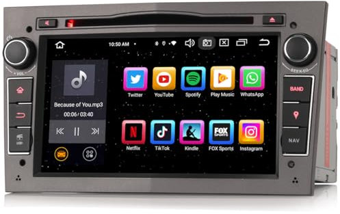 8-Core Android 13 Car Stereo Head Unit for Opel Vauxhall Corsa Astra Combo Meriva Vivaro Zafira GPS Navi Carplay Android Auto DSP Bluetooth 5.0 A2DP DVB-T2 WiFi DAB+IPS 64GB ROM