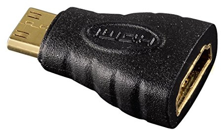 Hama 039861 Mini-HDMI-Adapter, Schwarz