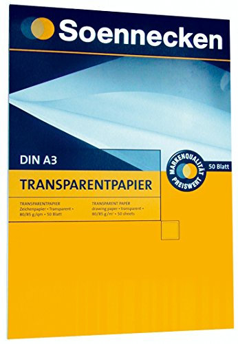 Soennecken Transparentpapier 1231 DIN A3 80g 50Blatt