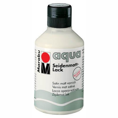 Marabu aqua Seidenmattlack Kunststoffflasche 250ml