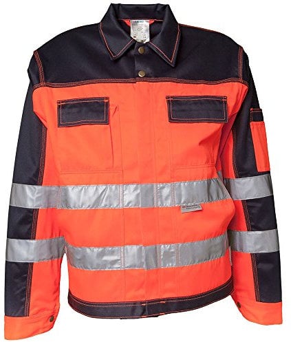 Planam Größe 102 Herren Warnschutz Bundjacke 2-farbig orange marine Modell 2006