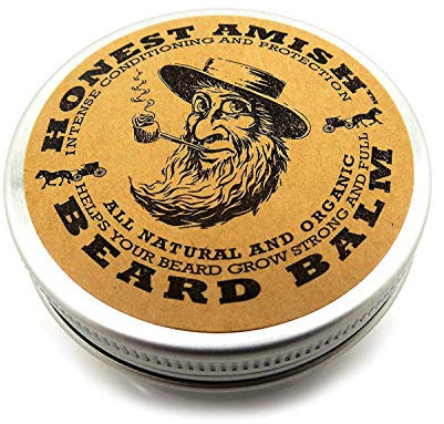 Honest Amish Bartbalsam Leave-in Conditioner - Hergestellt aus natürlichen und biologischen Zutaten - 2 Unzen Dose