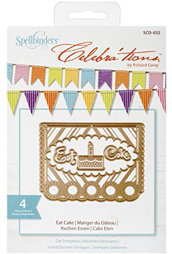 Spellbinders Eat Cake Dies, Set of 4, Brown