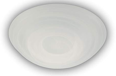 Deckenleuchte rund mit Alabaster Glas, Ø 35cm