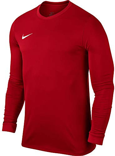Nike LS Park VI Jsy – Long-Sleeved Shirt, University Red / White, Small