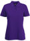 Fruit of the Loom Damen Poloshirt Ss092m, Violett, 40 (herstellergröße: Medium)