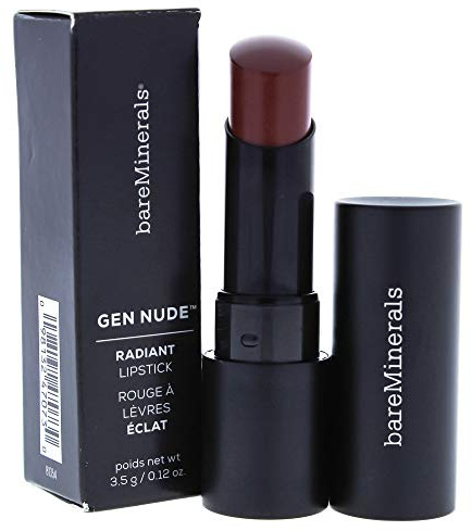 bareMinerals Gen Nude Radiant Lipstick - Queen for Women 0.12 oz Lipstick