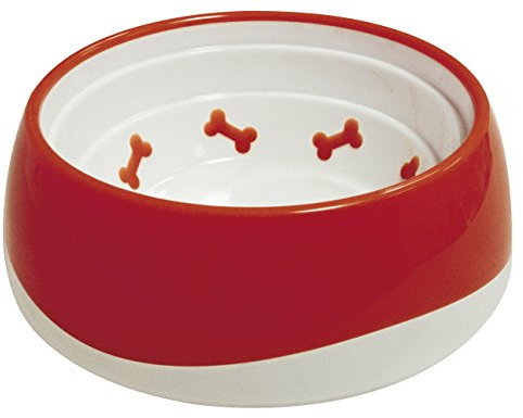 Croci C6020791 Näpfe Tpr Bone, rot