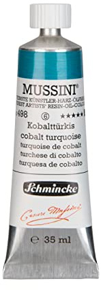 Schmincke - MUSSINI®, finest artist resin oil colors, cobalt turquoise - 35 ml