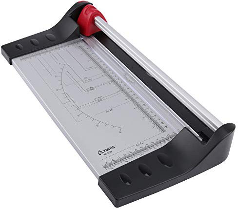 Olympia TR 3210 Rollenschneider A4 bis zu 10 Blatt Solide Metallplatte als Papierauflage