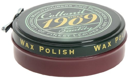 Collonil 1909 Wax Polish, Cirage - Rouge (Bordeaux), 75 ml
