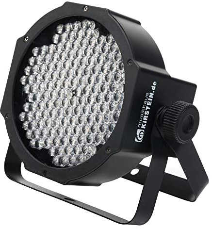 Showlite FLP-144 Flatline Panel LED Scheinwerfer (PAR Strahler, Discolicht, Bühnenbeleuchtung, Lampe, 144 LED/RBG mixing, Anschlüsse: DMX In/Out, 6 DMX Modi)