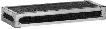 Premier Housewares Stainless Steel Crocodile Effect Wall Shelf, 61 cm