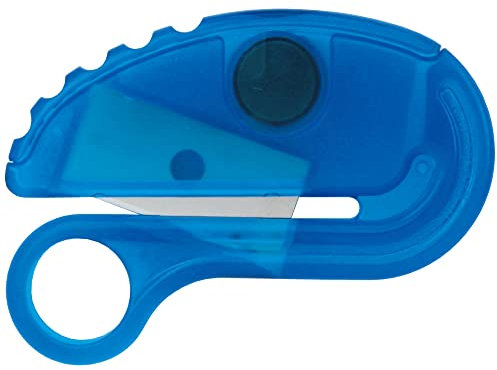 NT Cutter iO-100PB - Mini-Schneider mit integriertem Magnet - PPF-Folie, Fensterfolie, Vinyl - Tütenöffner - Edelstahl - Made in Japan