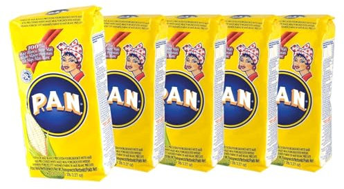 White Corn Flour, precooked Colombia - Venezuela, Bag 1, 0 kg - Harina de Maiz Blanco precocida , 5 x 1kg.