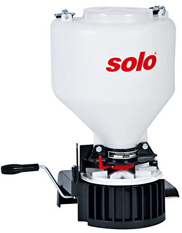 SOLO INC 421 20-Pound Capacity Portable Chest-Mount Spreader with Comfortable Cross-Shoulder Strap - 421S, White, 20lb