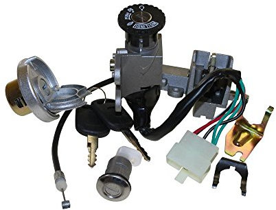 Zündschloss Schlosssatz 5 Pin Version für 4 Takt China Roller z.B. Baotian, Buffalo, MKS, Rex RS 450