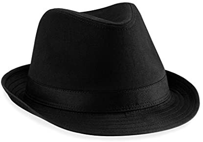 Beechfield Fedora - Black - L