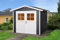 Weka Gartenhaus 224, anthrazit, 280 x 259 x 227 cm