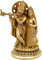 ITOS365 Radha Krishna Brass Idol Statue Hindu God Sculpture Religious - House Warming Gift & Home Decor Congratulatory Items