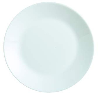 Dajar Desserteller Zelie Arcoroc, Glas, Weiß, 18 cm, 18 x 18 x 2 cm