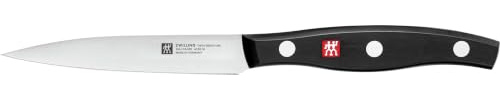 ZWILLING SIGNATURE Spick- und Garniermesser 10 cm, Made in Germany | Rostfreier Spezialstahl, Ergonomischer Griff, Schwarz