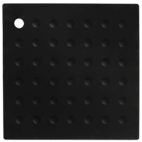Premier Housewares Zing Silicone Trivet - Black