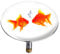 WENKO Badewannenstöpsel Pluggy® XXL Fishes - Abfluss-Stopfen, für alle handelsüblichen Abflüsse, Kunststoff, 7.5 x 6 x 7.5 cm, Mehrfarbig