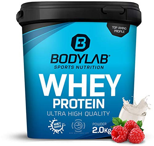 Bodylab24 Whey Protein Pulver, Himbeer-Joghurt, 2kg