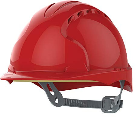 JSP Industrieschutzhelm EVO3 EN 397 OneTouch-Gleitverschluss Farbe rot (AJF160-000-600)