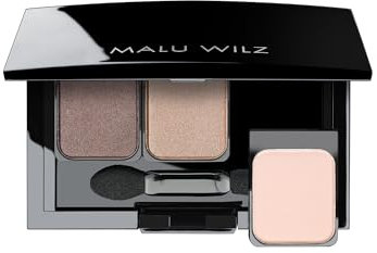 Malu Wilz Beauty Box Trio - Organizer Schminke, Make up Aufbewahrung für Lidschatten & Blusher, Kosmetik Aufbewahrungsbox mit integriertem Spiegel