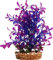 Aqua One Vibrance Hygrophila with Gravel Base Aquarium Plant, Medium, Blue