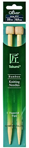 Clover 3717 Bambus-Jackennadeln Takumi 23 cm, 9 mm