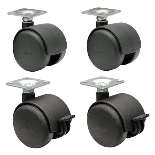 WAGNER, schwarz, (Ø) 50 mm, 4tlg. Set-hart, mit Platte