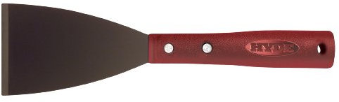 Hyde 12072 Rascador de cincel plano extra resistente, 3 pulgadas de ancho x 4-3/4 pulgadas de largo, acero al carbono, 6 pulgadas