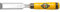 Kirschen 1205022 Ciseaux Charpentier avec manche en Charme, Jaune/Argent, 22 mm