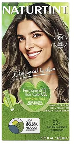 Naturtint, Permanent Hair Colourant, 6N, Dark Blonde, 5.98 fl oz (170 ml)