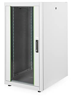 DIGITUS Netzwerkschrank - 19-Zoll Rack 22HE - 60x80 cm - Dynamic Basic Serie - Traglast 600 kg - Nutztiefe 750 mm - Grau