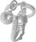 METALMORPHOSE - Porte-clés Métal 3D Chaussure & Ballon de Foot - Passion Sport, Football - Cadeau Homme - MTM909