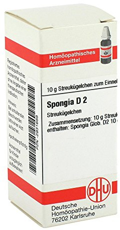 DHU Spongia D2 Streukügelchen, 10 g Globuli