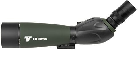 TS-Optics Final80 APO Zoom Spektiv FINAL 80 F-ED Objektiv 20-60x80mm Multi vollvergütete stickstoffgefüllt Optik wasserdicht Transporttasche DSLR Adapter