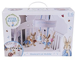 Rainbow Designs RBD-MOB04 Peter Hase Mobile mit Musik, transparent, 200 g