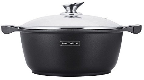 Royalty Line Pentola in marmo 30 cm - Nero RL-BS30M