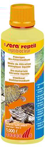 sera reptibioclear 250 ml - Flüssiges Bio-Filtermedium zur Entfernung von Futterresten, Wasserschildkröten