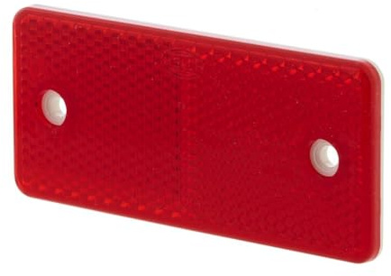 HELLA 8RA 003 326-001 Rückstrahler - Lichtscheibenfarbe: rot - geschraubt