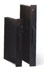 FIREFIX AK20/65 Aschkasten mit Griff, rechteckig, Stahl schwarz, Höhe 40 mm zu Rost Nr. 2000/65, 570 x 360 mm (Breite x Tiefe)