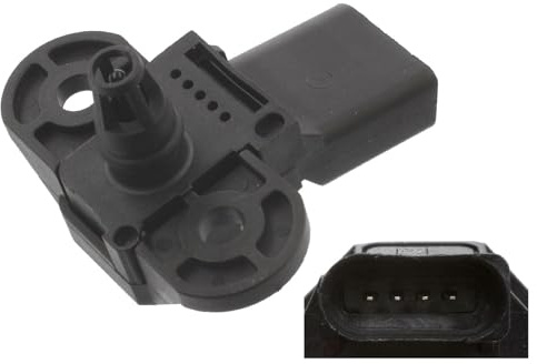 febi bilstein 45079 Ladedrucksensor, 1 Stück | Kompatibel mit: AUDI A3, A3 Sportback, A4 B7 Cabriolet, A4 B8, A4 B8 Avant, A5, A5 Cabriolet, A5 Sportback, A6 Allroad C6
