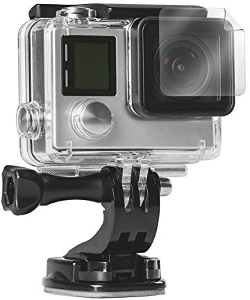 Trust Urban 21300 Wasserabweisender Bildschirmschutz für Action-Kamera (2-er-Pack) klar