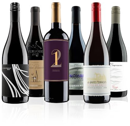Virgin Wines - Classic French Red Wine Case - 6 Bottles (75cl) - Bordeaux, Rhône, Cahors & More
